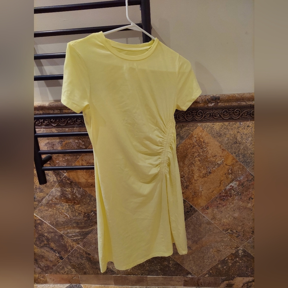 Universal Thread Yellow Sheath Mini Dress